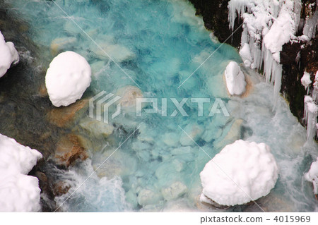 Biei's beard's waterfall 4015969