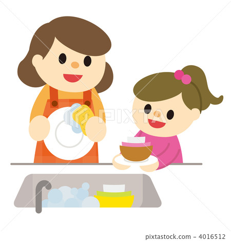 dishwashing, washing up, an assistant 4016512