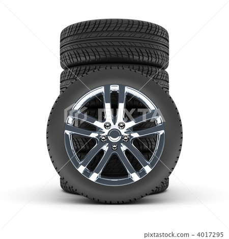 5 tires Eye Level Front 4017295