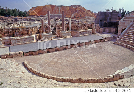 Ruins of the Amphitheater in Bethshen 4017625