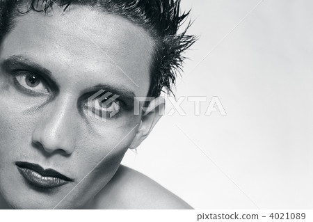 Indonesian young man with spiky hair Indonesian young man with spiky hair 4021089