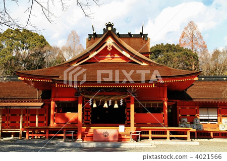 Mt. Fuji main shrine Asama Shrine's hall and main hall 4021566