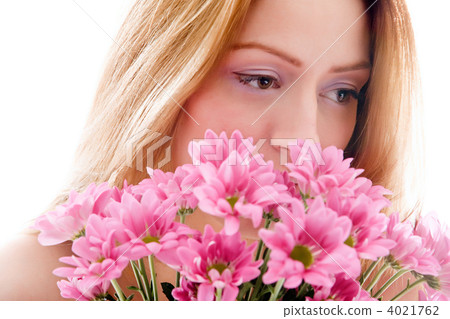 Flowers and a face Flowers and a face 4021762