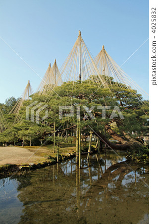 Karasui-en Garden Karasaki Matsu和Kasumigauri Pond 4025832