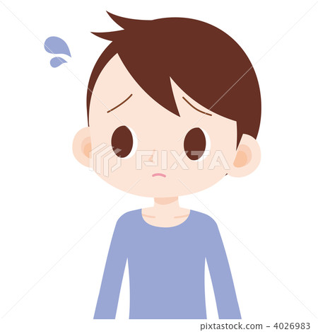 男孩上半部分擔心 4026983