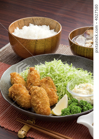 Oyster fried set meal Oyster fried set meal 4027580