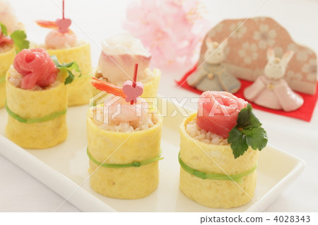 Sushi Japanese cuisine Spring 4028343