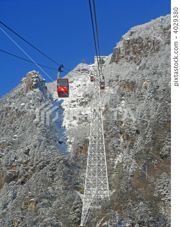 [三重縣/禦在所索道]銀山禦在所纜車和纜車 4029380