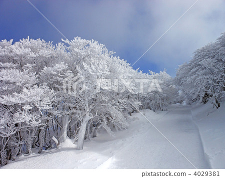 Tunnel of lake ice (Okato-dake mountain top park) Tunnel of lake ice (Okato-dake mountain top park) 4029381