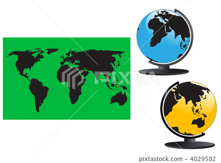Map and globes Map and globes 4029582