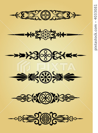 Flower patterns and borders 4033081