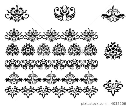 Flower patterns and borders Flower patterns and borders 4033206