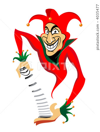 Joker with cards 4035477