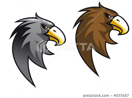Cartoon eagle symbol Cartoon eagle symbol 4035687
