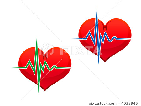 Heart with pulse Heart with pulse 4035946
