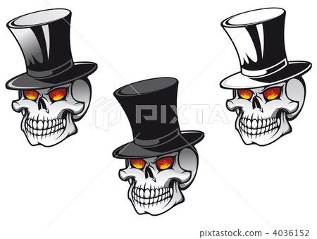 Skull in hat 4036152
