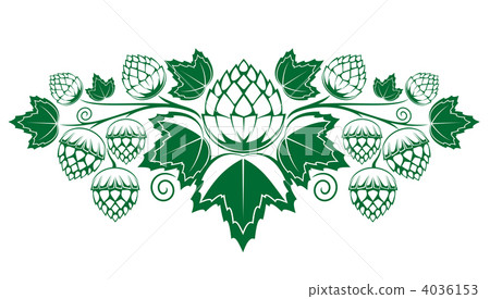 Malt and hop leaves Malt and hop leaves 4036153