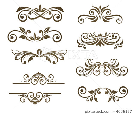 Vintage floral motifs Vintage floral motifs 4036157