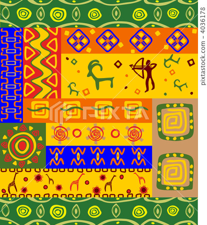 Ethnic patterns and ornaments 4036178