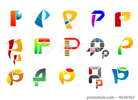 Symbols of letter P 4036307
