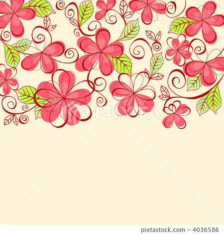 Abstract flower background Abstract flower background 4036586