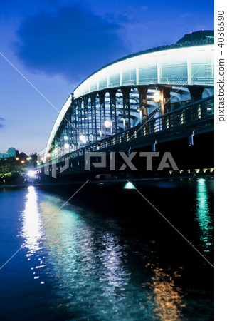 Sakuradi橋夜視圖 4036590