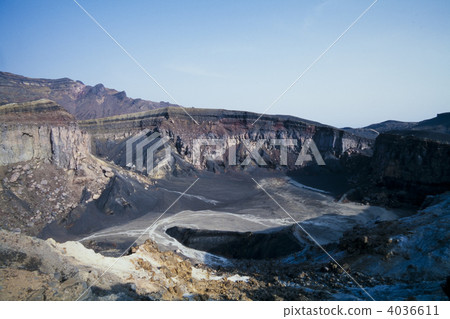 Aso Nakadake火山口火山口 4036611