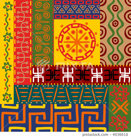 Ethnic patterns and ornaments 4036618