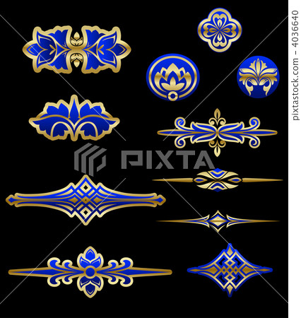 Vintage elements and borders Vintage elements and borders 4036640