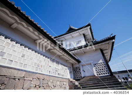 The wall and the oar of Kanazawa castle 4036854