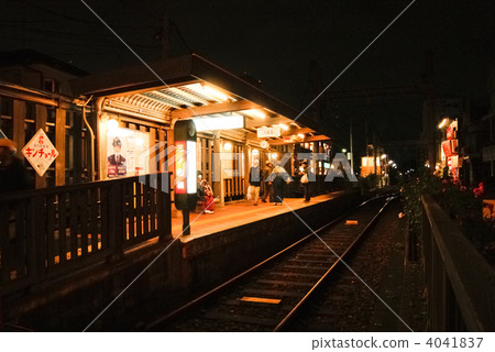 Minowa station at night Minowa station at night 4041837