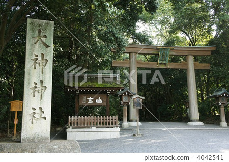 大神神社 播磨灘 鳥居 4042541