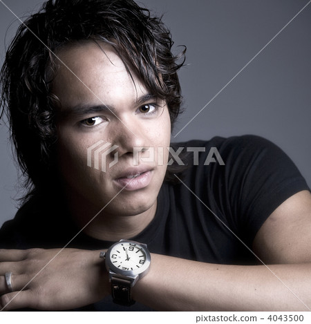 Classical portrait of an Indonesian boy 4043500