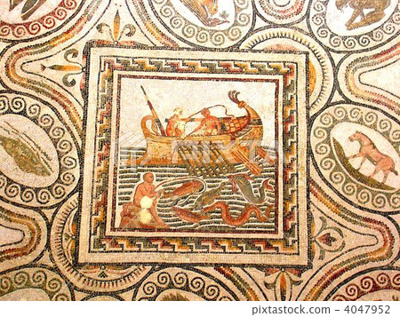 Mosaic of the Bardot Museum (Tunisia) 4047952