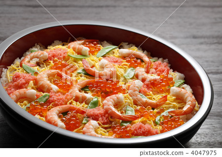 chirashizushi, sushi flyer, japanese food 4047975