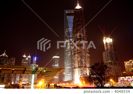 夜景 高層建築 高層 4048534