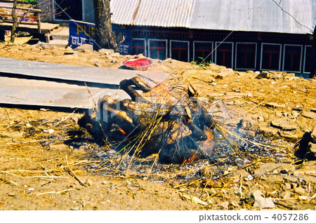 Roasted buffalo-February 1996 (Annapurna Mountains / Nepal) Roasted buffalo-February 1996 (Annapurna Mountains / Nepal) 4057286
