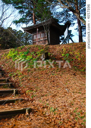Bishamondo（恢復）（Kasugayama Castle Ruins / Nakayashiki / Soybean，Joetsu Shi，Niigata Prefecture） 4057896