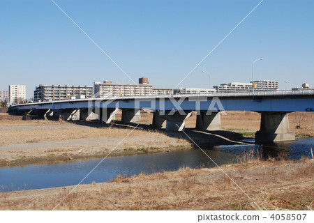 Tama River Sekido Bridge 4058507