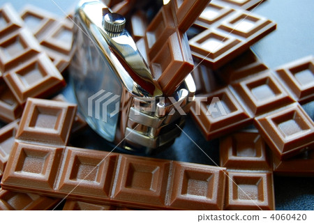 wrist watch, wristwatch, chocolate 4060420