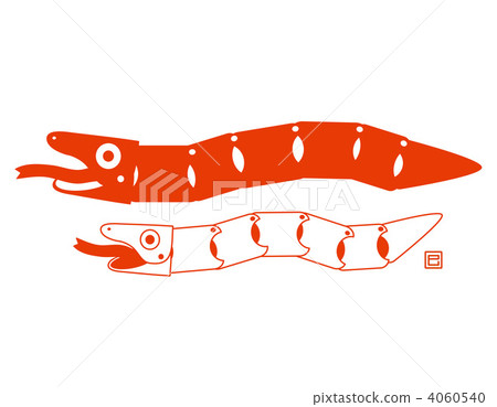 Red and white snake accessories 4060540