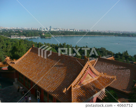 從近的頤和園佛山菩薩視圖 4060752