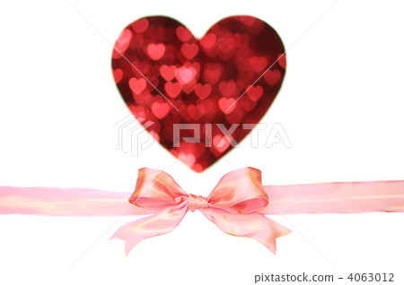 心形和粉紅絲帶 4063012