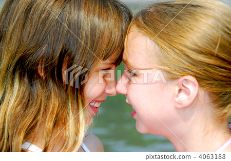 Two girls faces 4063188