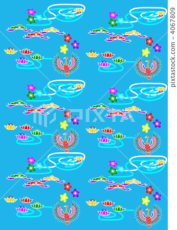 Okinawa Red-type light blue color - Stock Illustration [4067809] - PIXTA