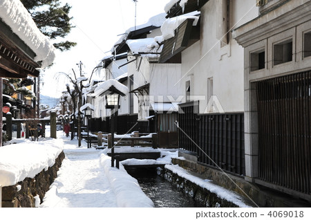 Hida香川河在冬天 4069018