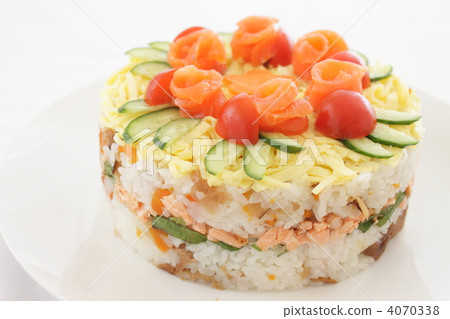 Chirashi sushi Japanese cake sushi 4070338