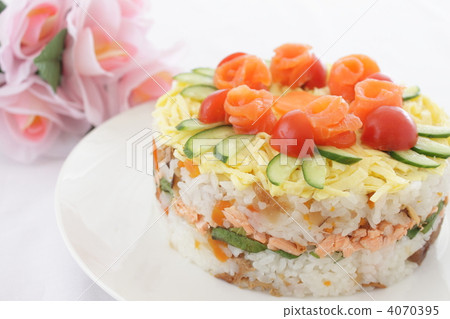 Chirashi sushi Japanese cake sushi 4070395
