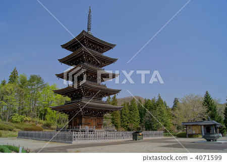 Definition Tathagata Five-storied Pagoda (Sendai City, Miyagi Prefecture) 4071599