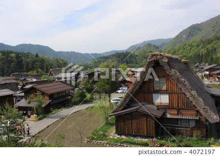 having a steep thatched rafter roof, house with a steep rafter roof, thatch roof 4072197